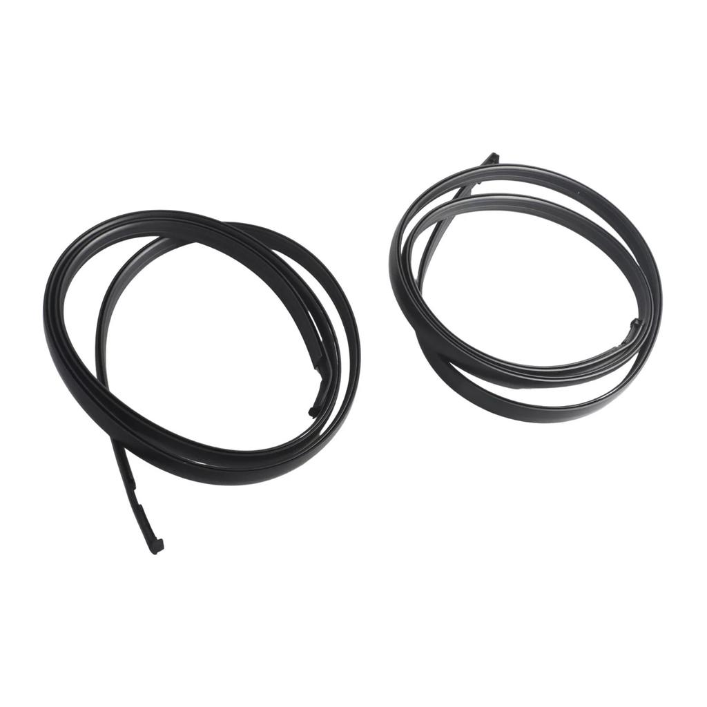 2PCS Roof Drip Molding Trim Left & Right Side Rubber For Toyota SEQUOIA 2008-2021