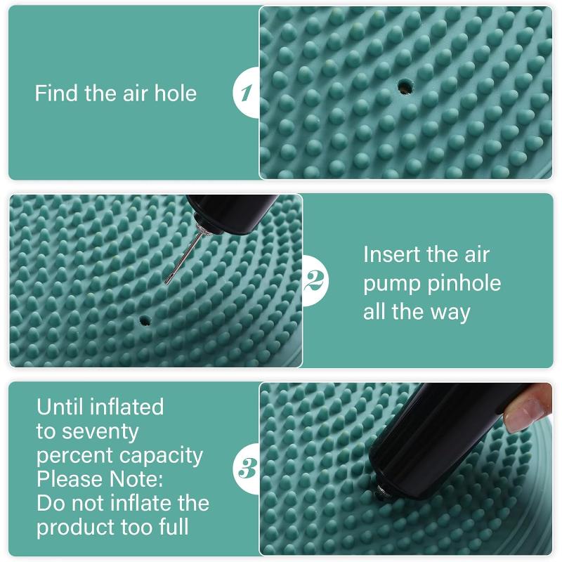 Wiggle Seat Inflated Wobble Cushion for Sensory Kid Balance Disc Flexible Seating for Classroom Sensory Pad for Chair Wiggle Cushion