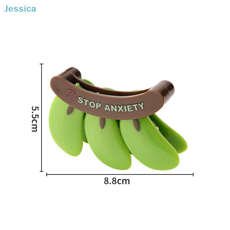 Magnetic Refrigerator Seal Clip,3D Realistic Banana Food Moisture-Proof Sealing Clip