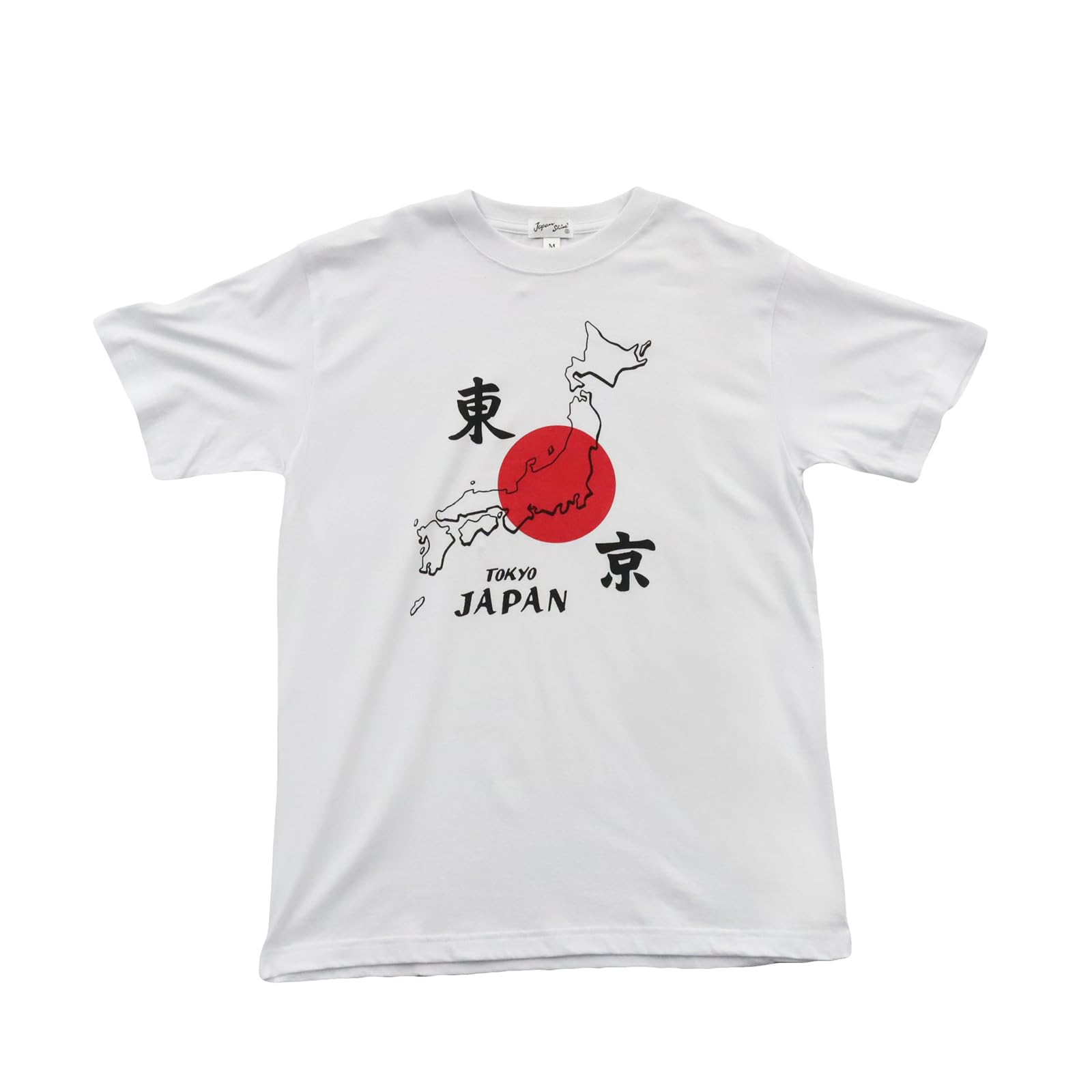 Japanese Souvenir with Tokyo 3L White Shin-ei [T-shirt Map]