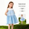 Disney Girls' Summer Sleeveless Cotton Princess Dress