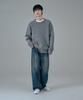 Mubeun Soft Wool Blend Crew Neck Sweatknit Gray