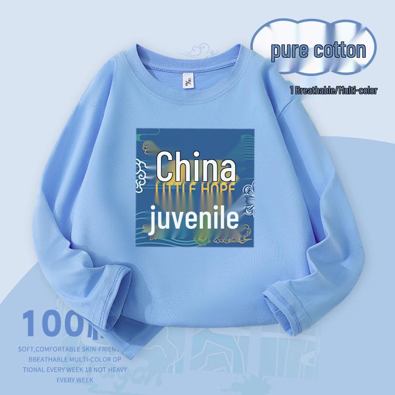 Kids' Long-Sleeve T-Shirt for Boys - Autumn Thin Cotton Outerwear, Style 20245, Perfect for Spring and Fall