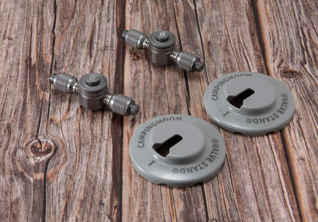 CAMPING MOON Two-Way Adapter, 55cm Unidirectional Extension Type, Gas Branch Adapter, 3-Way Branch Adapter Z16/Z31