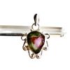 Natürlicher Wassermelonen-Turmalin Edelstein 925 Sterlingsilber Seltener Anhänger, Geschenk024