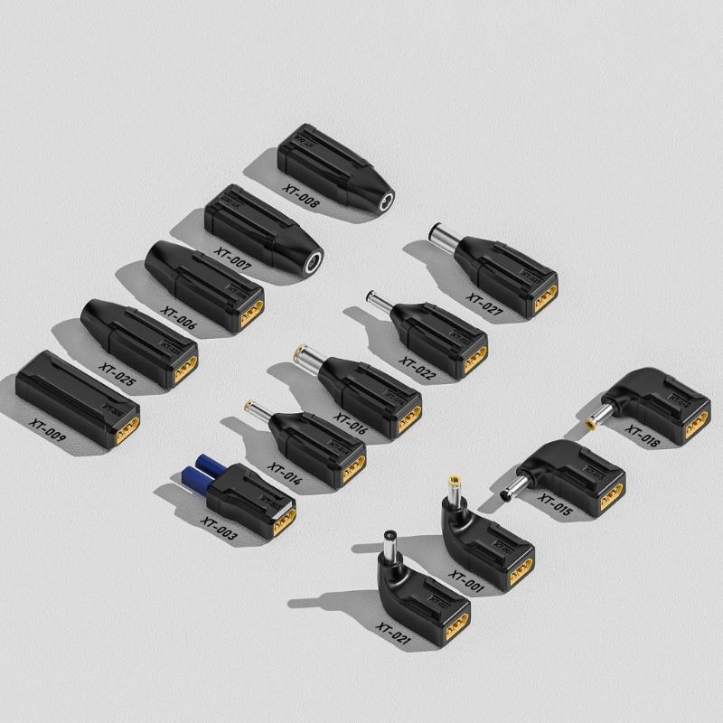 MultiPurpose XT60 To DC5521 Male Female Adapter XT60 To EC5/DC5 5.5x2.1mm Power Converters For Electronic Devices Power