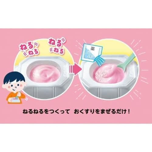 [Set of 2] Kracie Medicine Pakku Neru Neru Melon Soda Flavor and Strawberry Flavor (2 flavors x 3 packets) x 2 boxes (12 packets total) Medication Aid