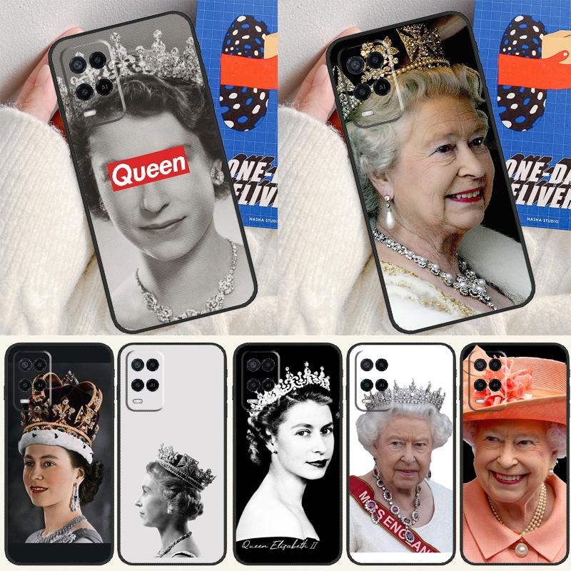 England Queen Elizabeth II For Oppo A16 A76 A96 A15 A80 A60 A40 A94 A54 A98 A78 A18 A38 A58 A17 A77 A74 A57S Phone Case