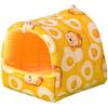 Small Animal Hammock House Hanging Tree Bed Cage Accessories Hamsters Plush Hideout Bedding Bed for Chipmunks Ferrets