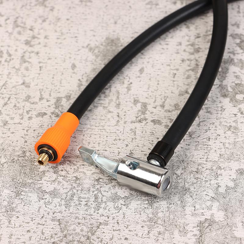 Reifenfüllschlauch M6 Verriegelbarer Luftdruckprüfer Mit Luftschlauch, Standard-Reifenventil Feingewinde, Füllschlauchadapter