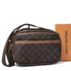 Authentic Monogram Reporter PM Shoulder Bag Brown Crossbody