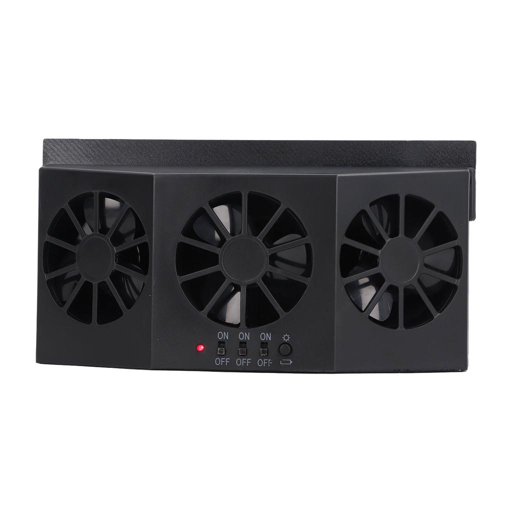 Samochodowy wentylator wyciągowy Wentylator cyrkulacji powietrza zasilany energią słoneczną Samochodowy wentylator do szyb do usuwania zapachów ciepła