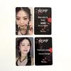 Xu Suizhen Soojin Agassy Exclusive Starlight Photocards with Chinese Back Design