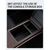 BASENOR -2026 Tesla Model S Model X Lower Center Console Organizer Tray, ert Compartment Under Cupholder Interior Accessories Storage, Fit Model