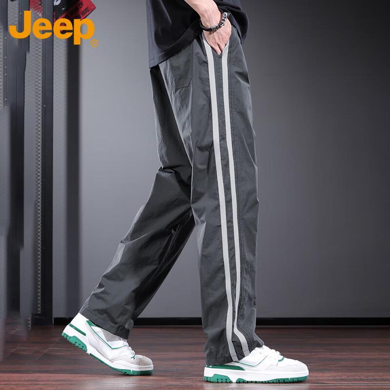 

JEEP Men s Autumn/Winter Loose Straight-Leg Casual Pants 2XL