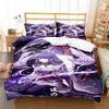 Anime Girl Genshin Impact Beelzebul Bedding Collection Duvet Cover Bed Collection Quilt Cover Pillowcase Comforter King Queen Size Boys Adult