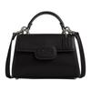 Eliza Refined Calfskin Shoulder Bag, Crossbody Bag, Handbag Small Women's Gold & Black CW182-QBBK