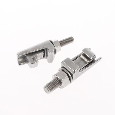 ISO Vakuumflanschschelle M8 M10 M12 Doppelklaue Edelstahl Langlebig für den industriellen Laboreinsatz