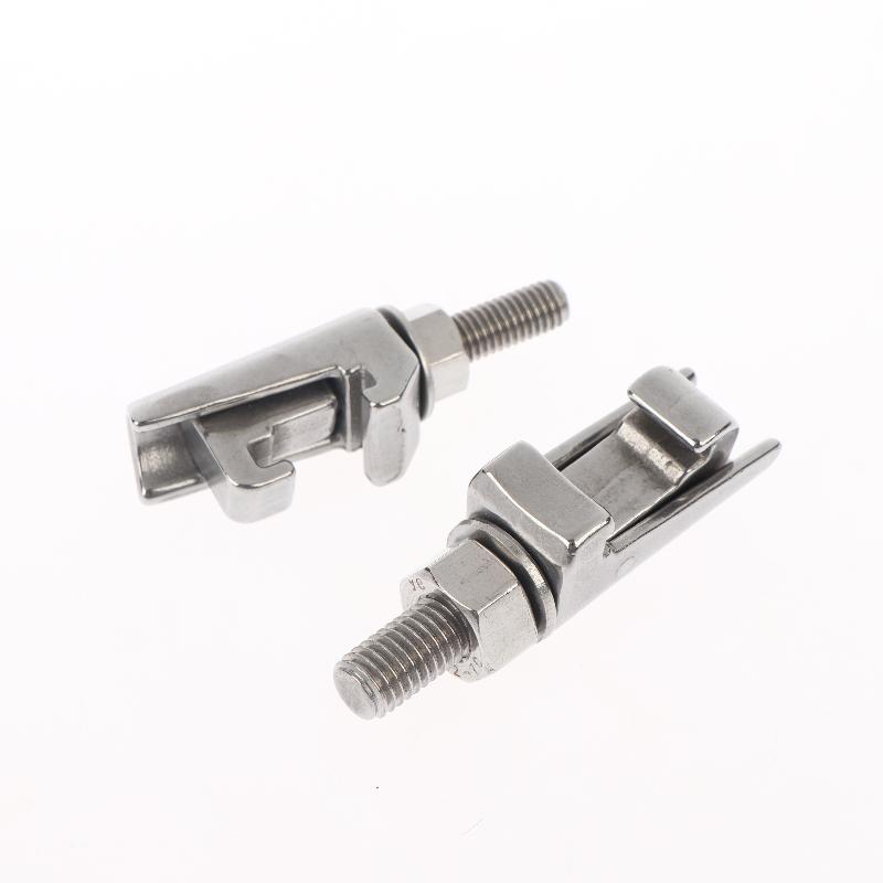 M8 M10 M12 ISO Vacuum Flange Clamp Stainless Steel Double Claw Fastener for Laboratory Instruments