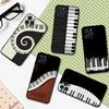 Piano Keys Musical Phone Case For IPhone 16 15 14 11 12 13 Mini Pro XS Max Cover 6 7 8 Plus X Funda Shell