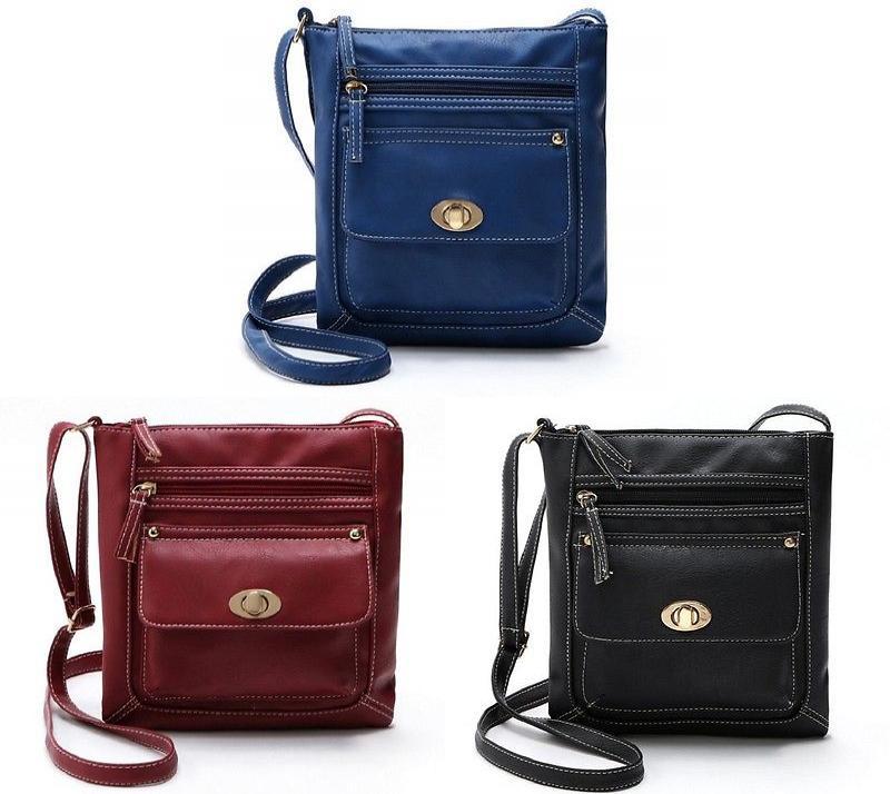 Stylish Women Leather Handbag Shoulder Purse Elegant Messenger Satchel Tote Bag