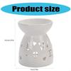 62KD Ceramics Aromas Diffuser Hollowed Out Tealight Holder for Home Decors
