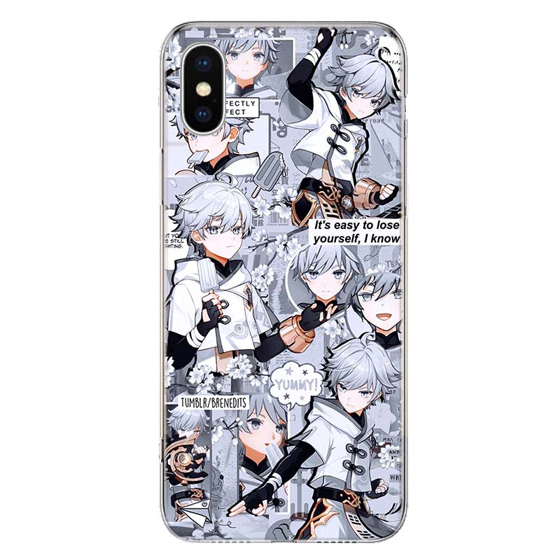 Genshin Impact Game Cover Phone Case For Apple iPhone 11 12 13 14 Pro 7 XR X XS Max 6 6S 8 Plus + Mini 5 SE Print Soft Cover