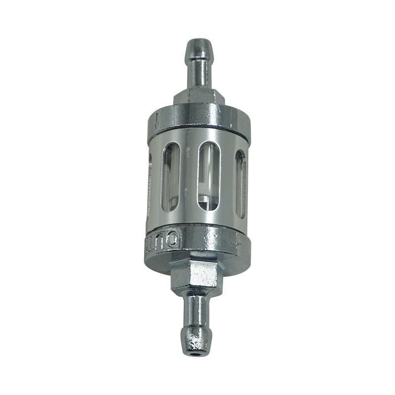 8Mm 0.31" Motorcycle Aluminum Alloy Fuel Filter Washable Visible Body Multi Color Options Fit For Motorcycle Atv Dirt Bike