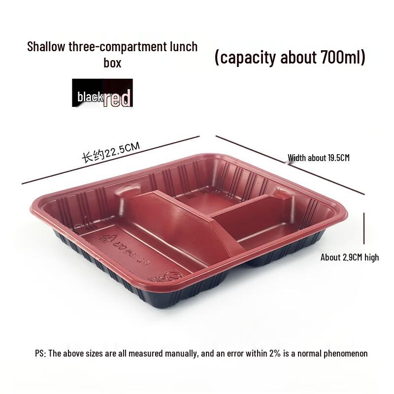 

Disposable Multi-Compartment Food Containers