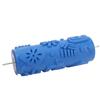 5 Inch Pattern Paint Roller Reusable Rubber Decorative Art Rollers for Wall Decoration Wooden Furnit