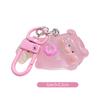 Cartoon Leuchtender Stern Rosa Schwein Schlüsselanhänger Anhänger Für Frauen Mädchen Kawaii Anhänger Rucksack Hängende Ornamente Kinder Geschenke