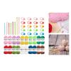 20Pieces Crochet Yarns for Beginner Hobbyist Crafting Carpet Rug Hanging Decoration