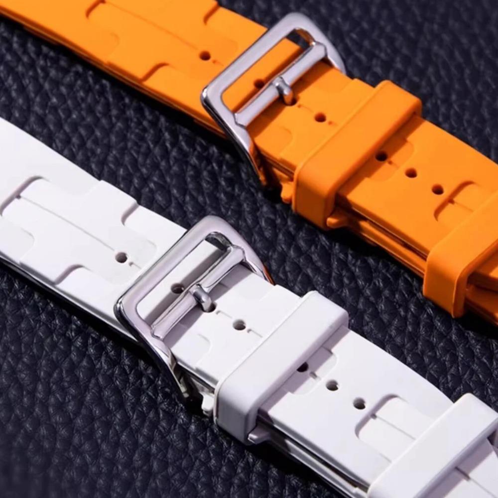 Silikonarmband für Apple Watch Band 46mm 42mm 45mm 41mm 49mm 44mm 40mm Weiches Armband iWatch Serie 10 Ultra 9 8 7 6 5 SE 4 Armband