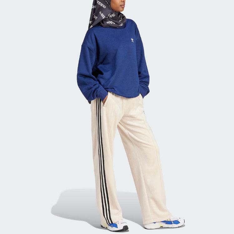 Adidas Originals Premium Beckenbauer Luxe Track Pants With Three Stripes And Elastic Waist Women Bottoms Wonder-White IY2911