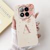For Redmi Note 14 Pro Plus 5G Case Fashion A-Z Letters Luxury Flowers Shockproof Silicone Cover For Redmi Note 14 Pro+ 5G Funda