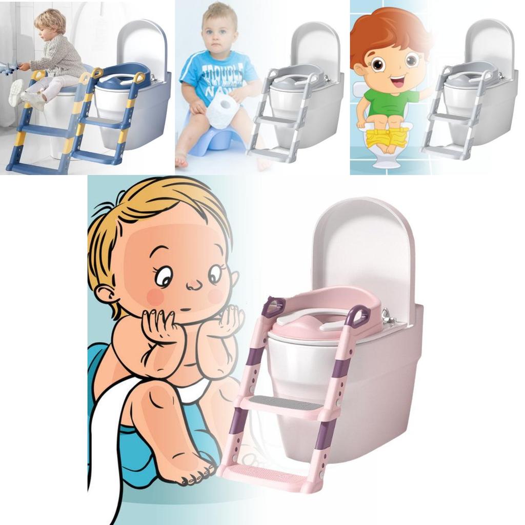 Portable Folding Children's Toilet Seat Soft Pp Material For Easy Potty Training And Comfort