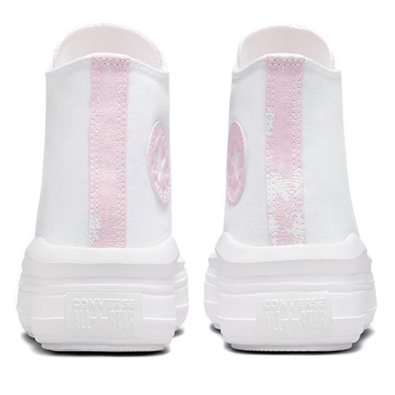Converse Women's Chuck Taylor All Star Move High 'Hybrid Floral White Pink Foam' Women's