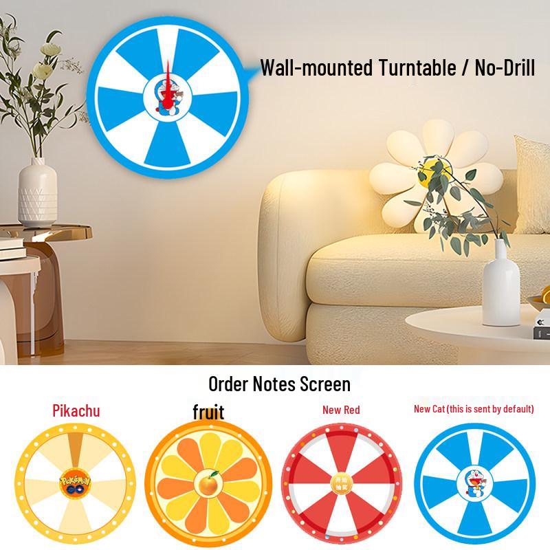 

Wall-Mounted Lucky Wheel Turntable for Classroom Activities