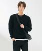 CHASECULT Men'S Modified Texture Round Sweater-Dark5211B03