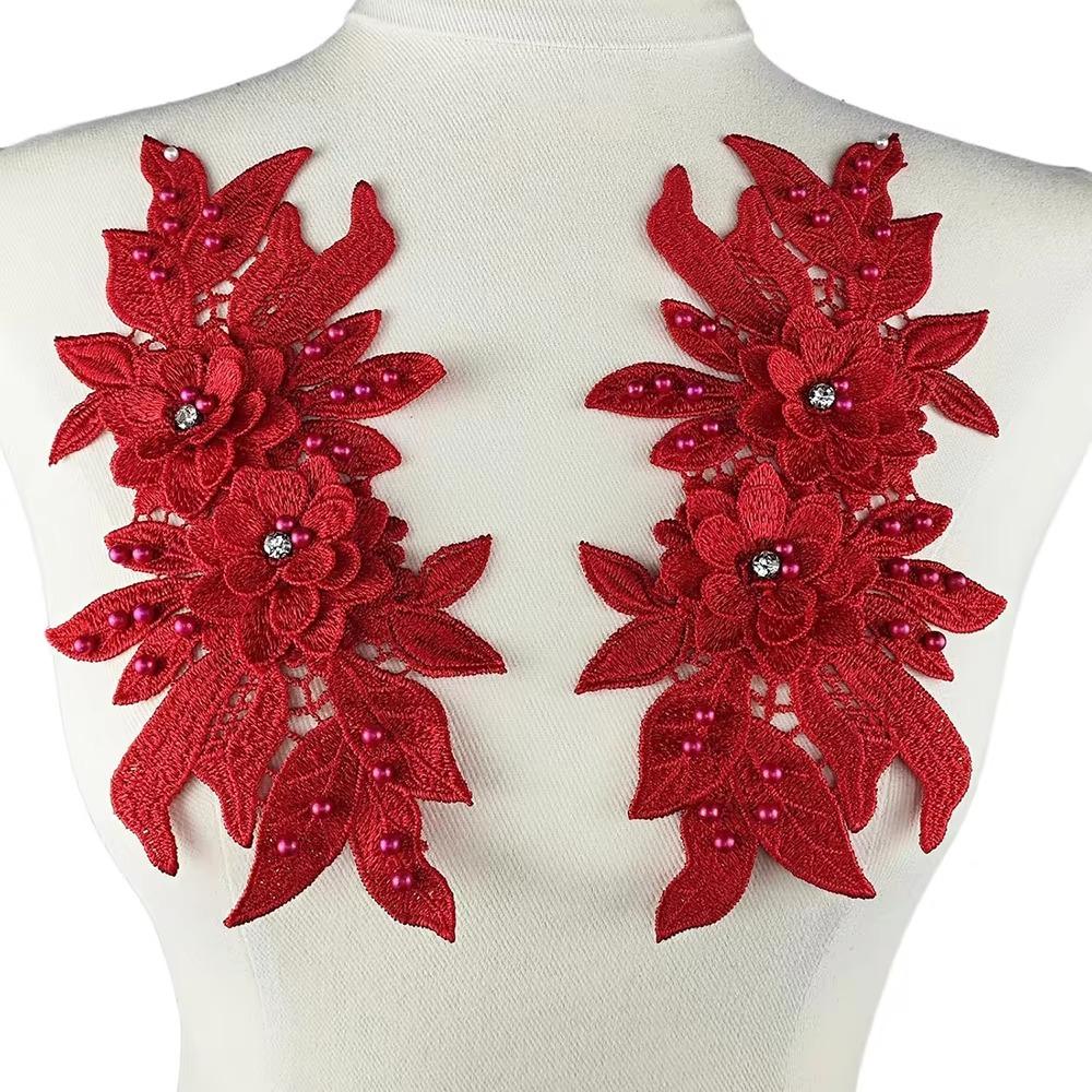 Hollow Embroidery Patch 3D Clothing Applique DIY Accessory Clothes Patches Sewing