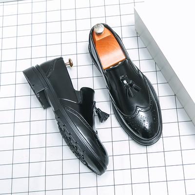 Módní Horký Prodej Pánské Brogue Boty Evropa Amerika Nízké Měkká Podrážka Mokasíny Třásně Design Pánské Kožené Ležérní Boty Všestranné