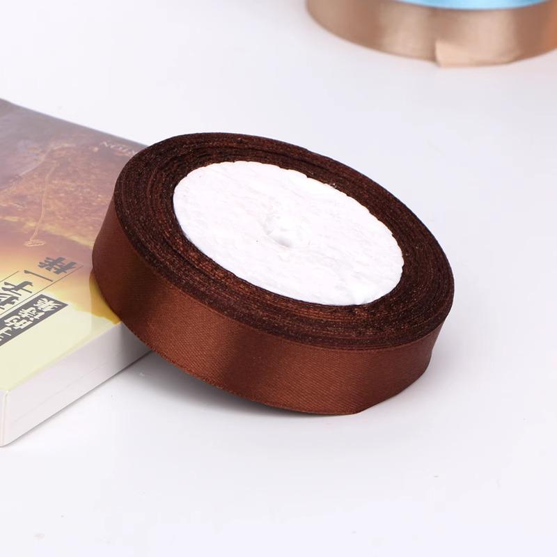 2cm Świeża Satynowa Wstążka do Dekoracji Ślubnych, Prezentów, DIY, Bukietów