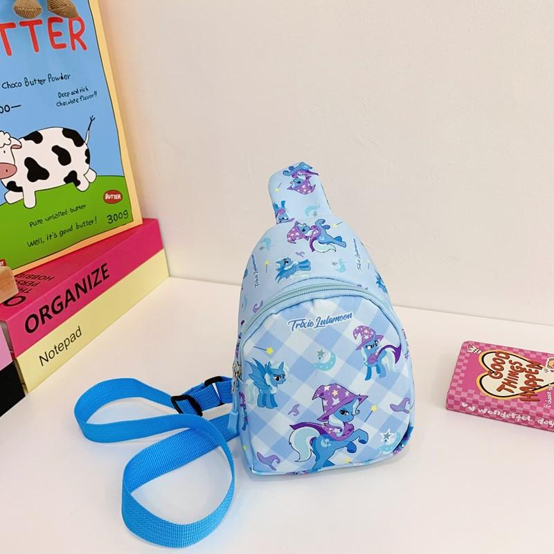 Little Pony My Anime Character Printed Crossbody Bag Cartoon Child Shoulder Bag