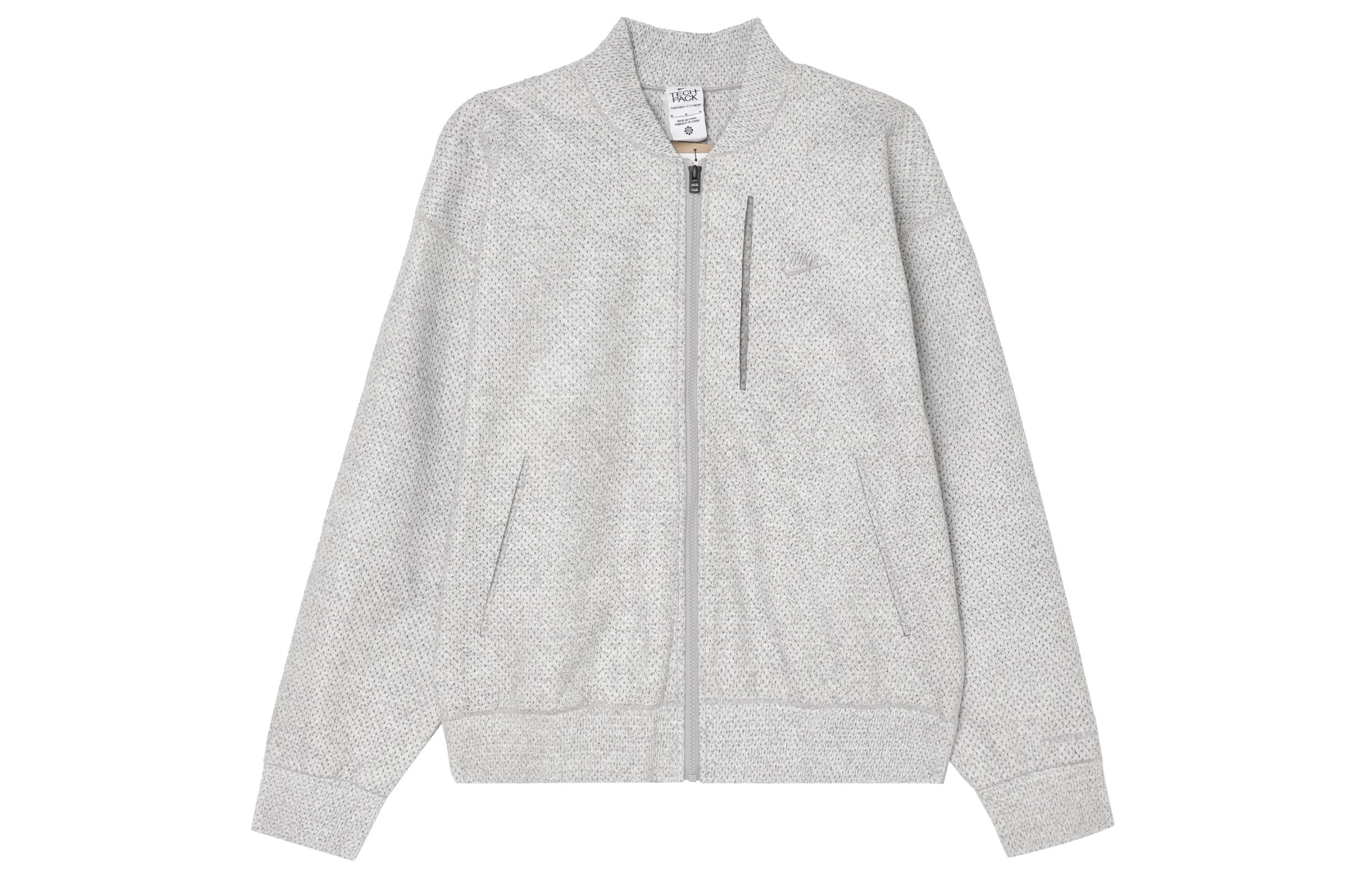 Nike Jackets Men s Gray Crew Neck Moderate Instructor DQ4269-084 M