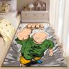 Bald Hero Punch Anime Carpet Suitable As a Non-slip Mat for the Living Room or Bedroom Sofa