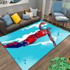 Basketball Player Jump Shot Rug Suitable for Use As an Anti-slip Game Mat for Living Room and Bedroom Sofas
