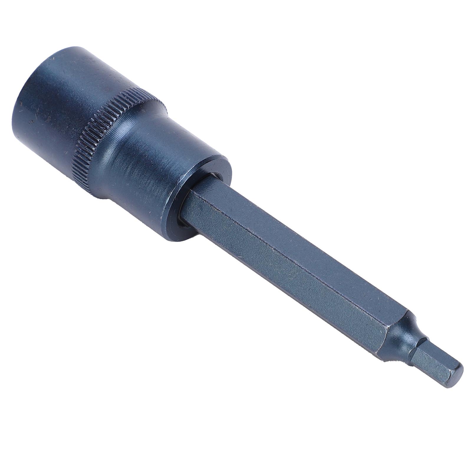 

Hex Screwdriver Bit 12in Square Socket S2 Alloy Steel Hardware for Wrench Tool