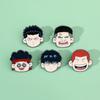 Cartoon Q Version Cute Anime Peripheral Metal Badge SLAM DUNK Brooch Liuchuan Maple Student Bag Tide