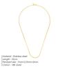 St. Delan Octagonal Hip-Hop Minimalist Necklace - Korean Style Chain for Versatile Fashion.