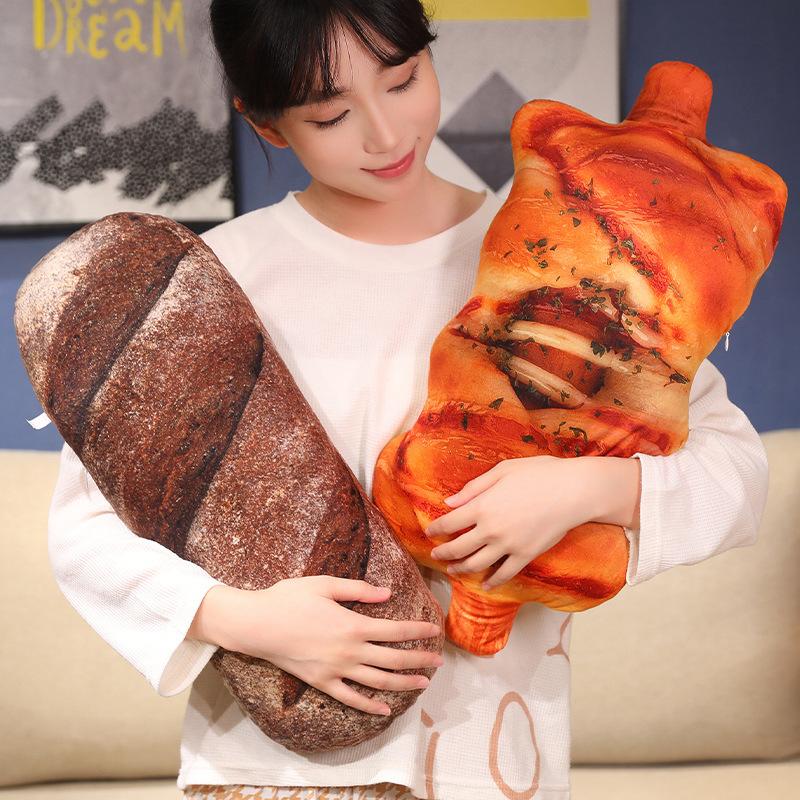 Giant Pillow Simulation Kawaii Big Bread Plush Pillow Doll Soft Cute Food Cushion Toys Birthday Christmas Gift